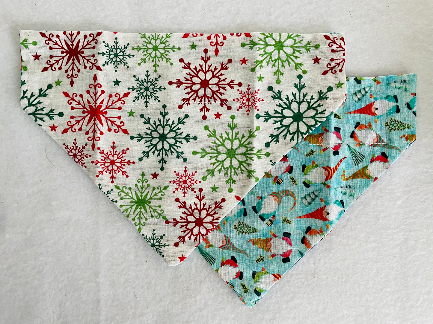 Red & Green Snowflakes/Christmas Gnomes