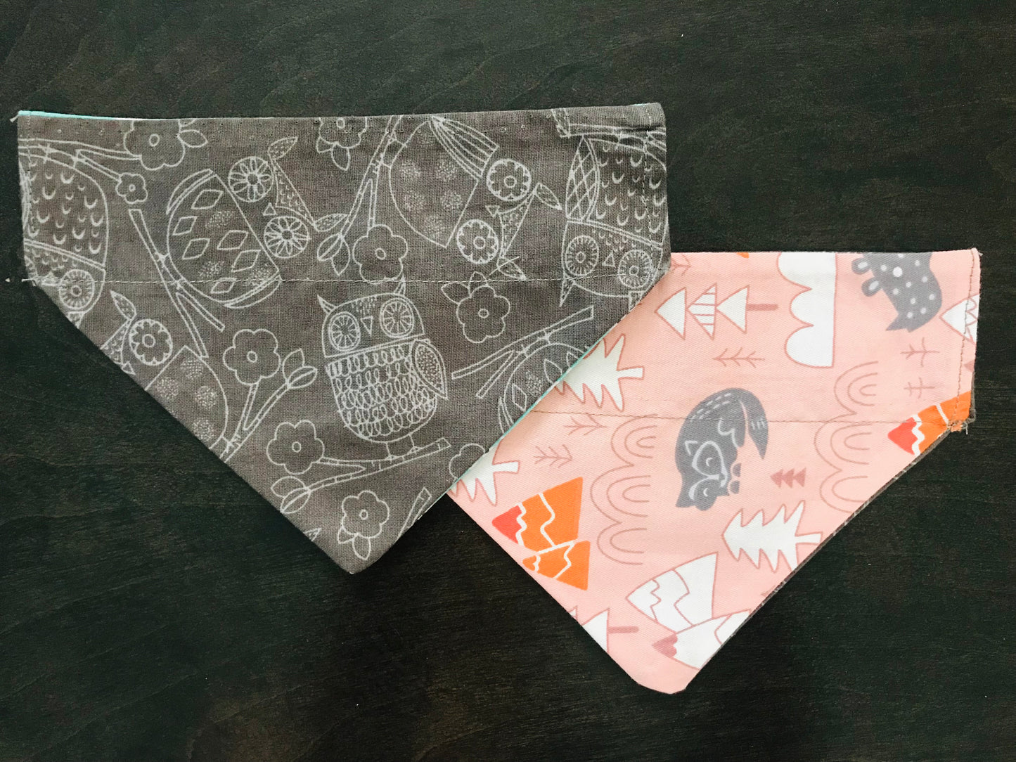 White Owls/Bears in the Woods (Pink)