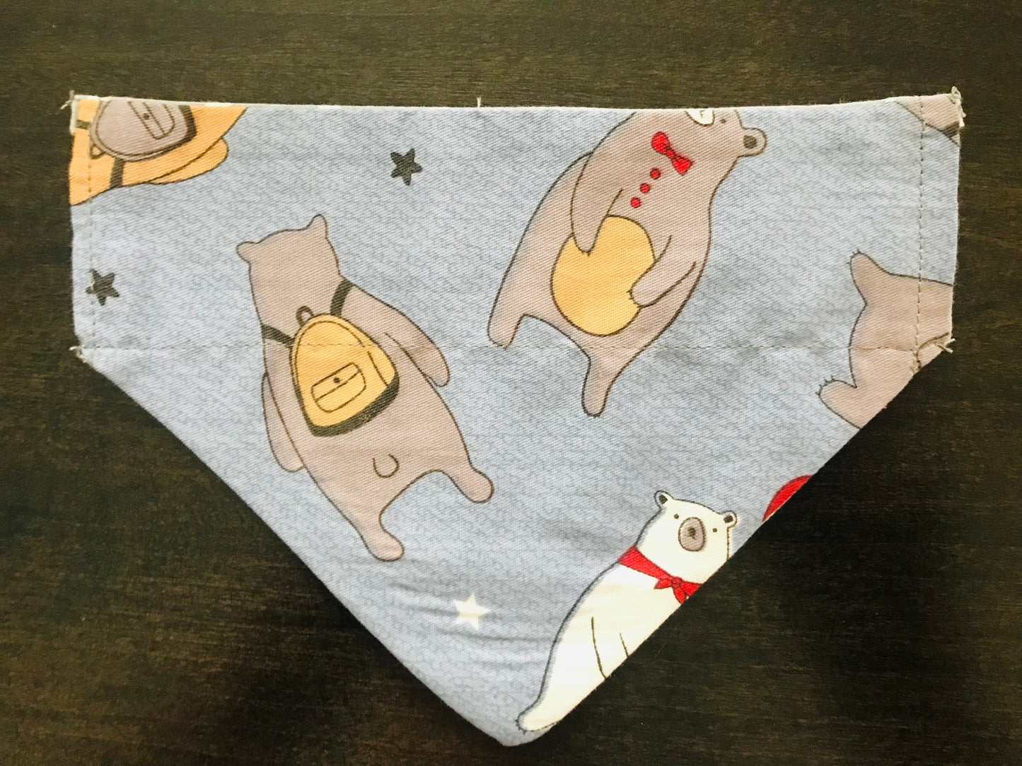 Multiple Bears (Blue)/White Stars