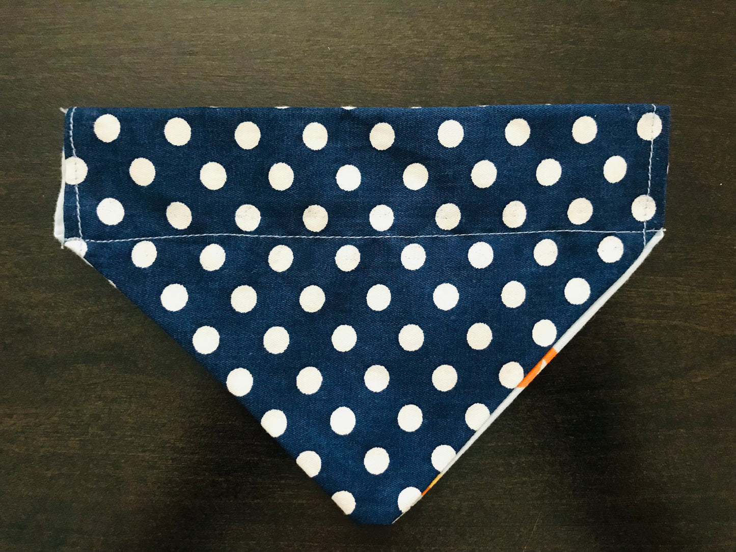Blue Fish/White Polka Dots