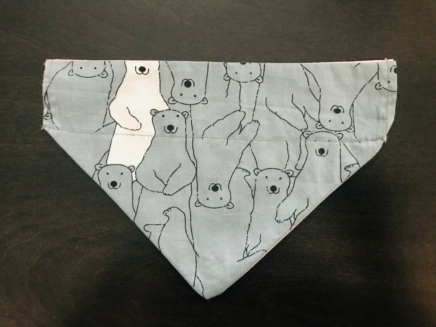 Grey Bears (1 White)/Solid Light Pink