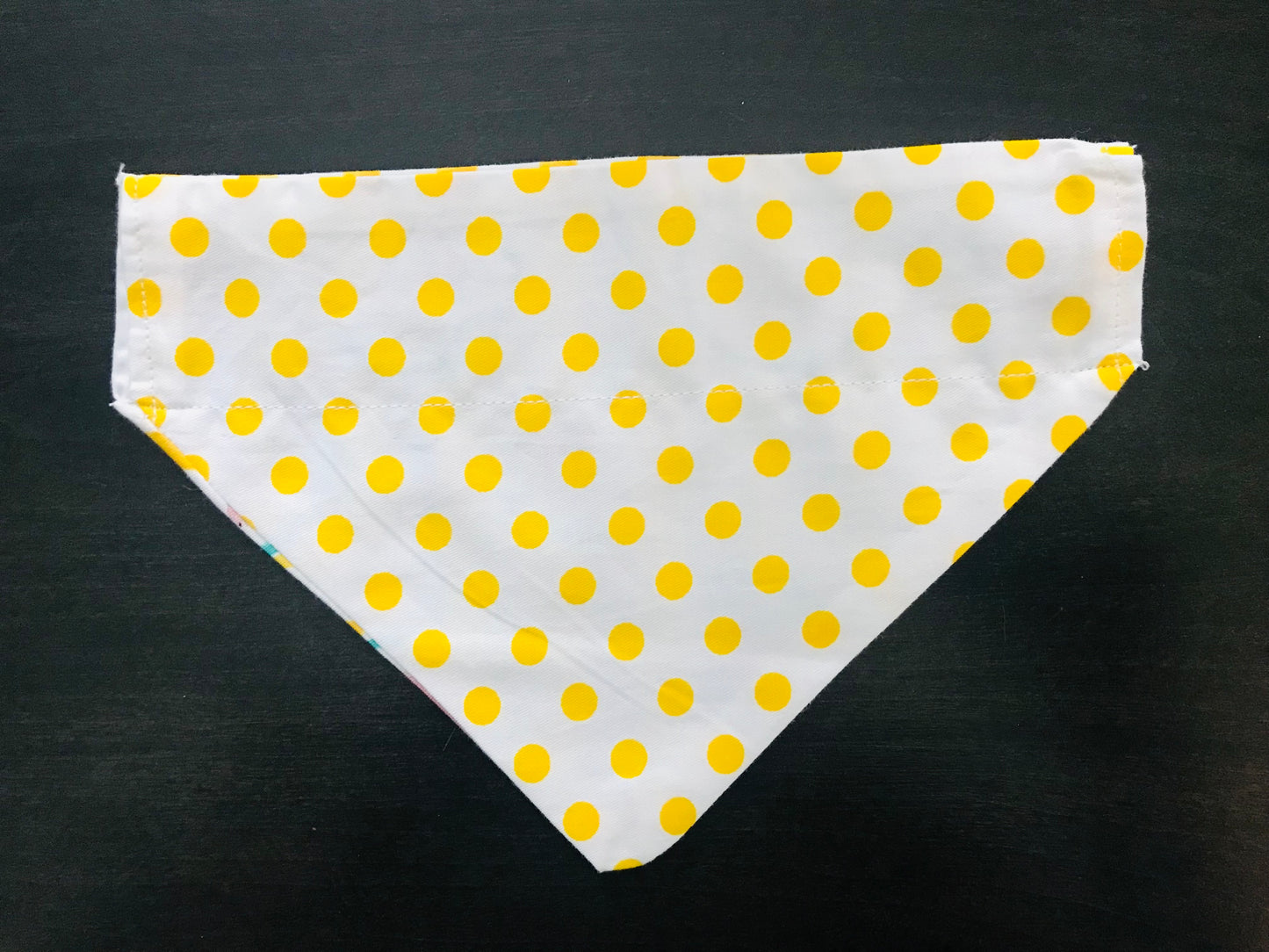 Watermelons/Yellow Polka Dots (White)