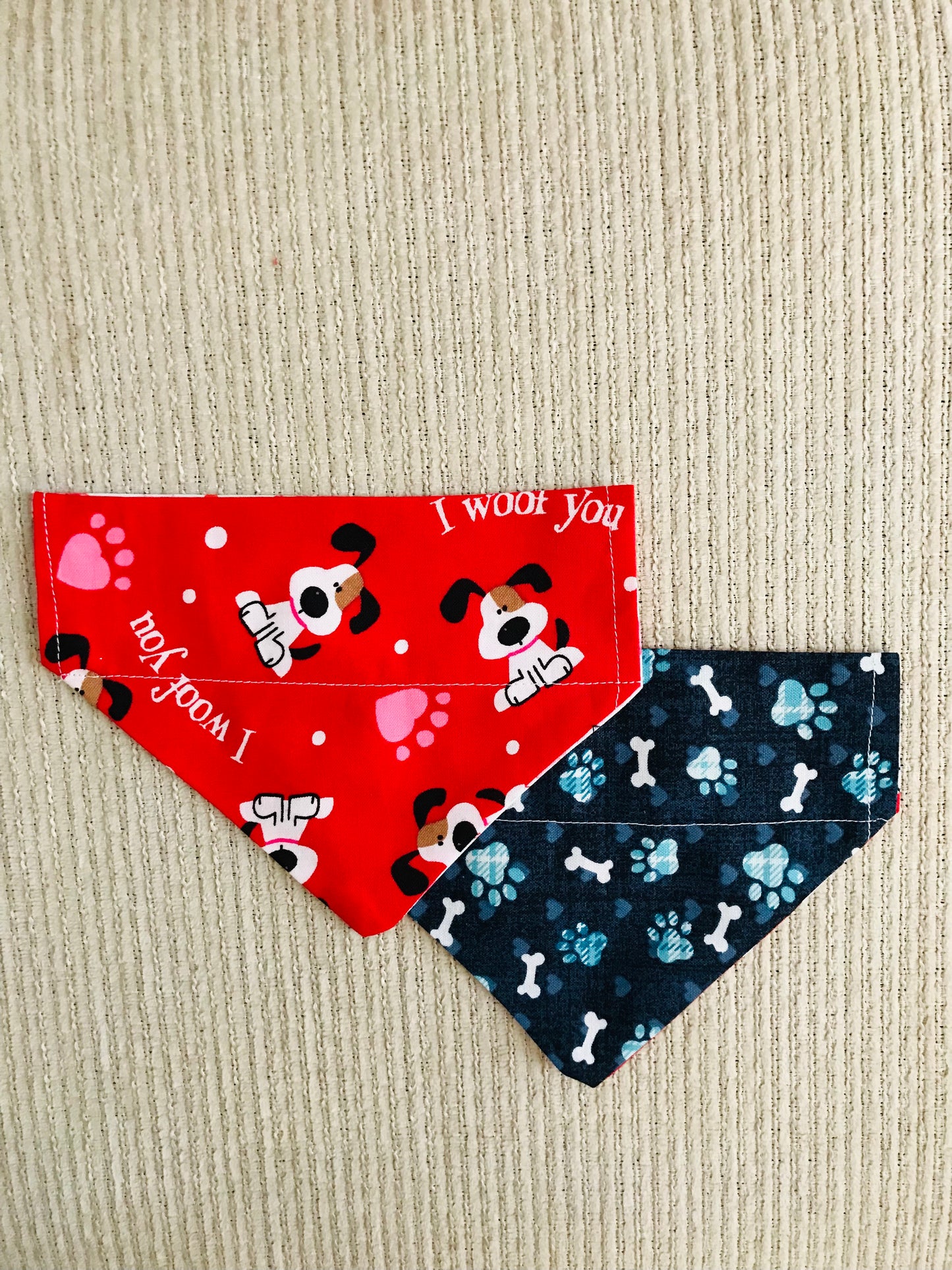 I Woof You/Blue Pawprints & Bones