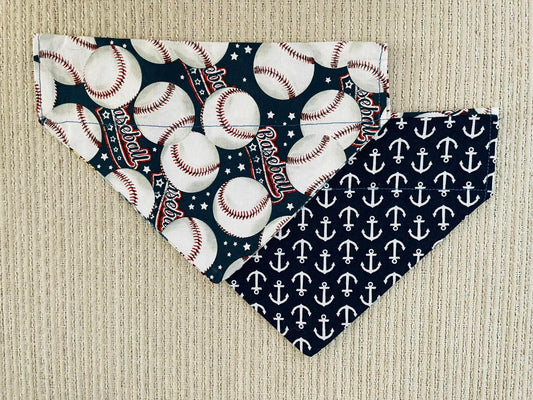 Baseballs (Blue)/White Anchors (Blue)