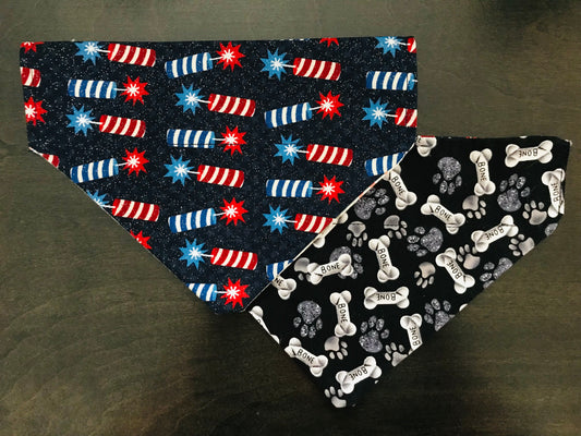 Firecrackers/Black Pawprints & Bones