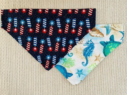 Firecrackers/Seahorses & Sea Turtles