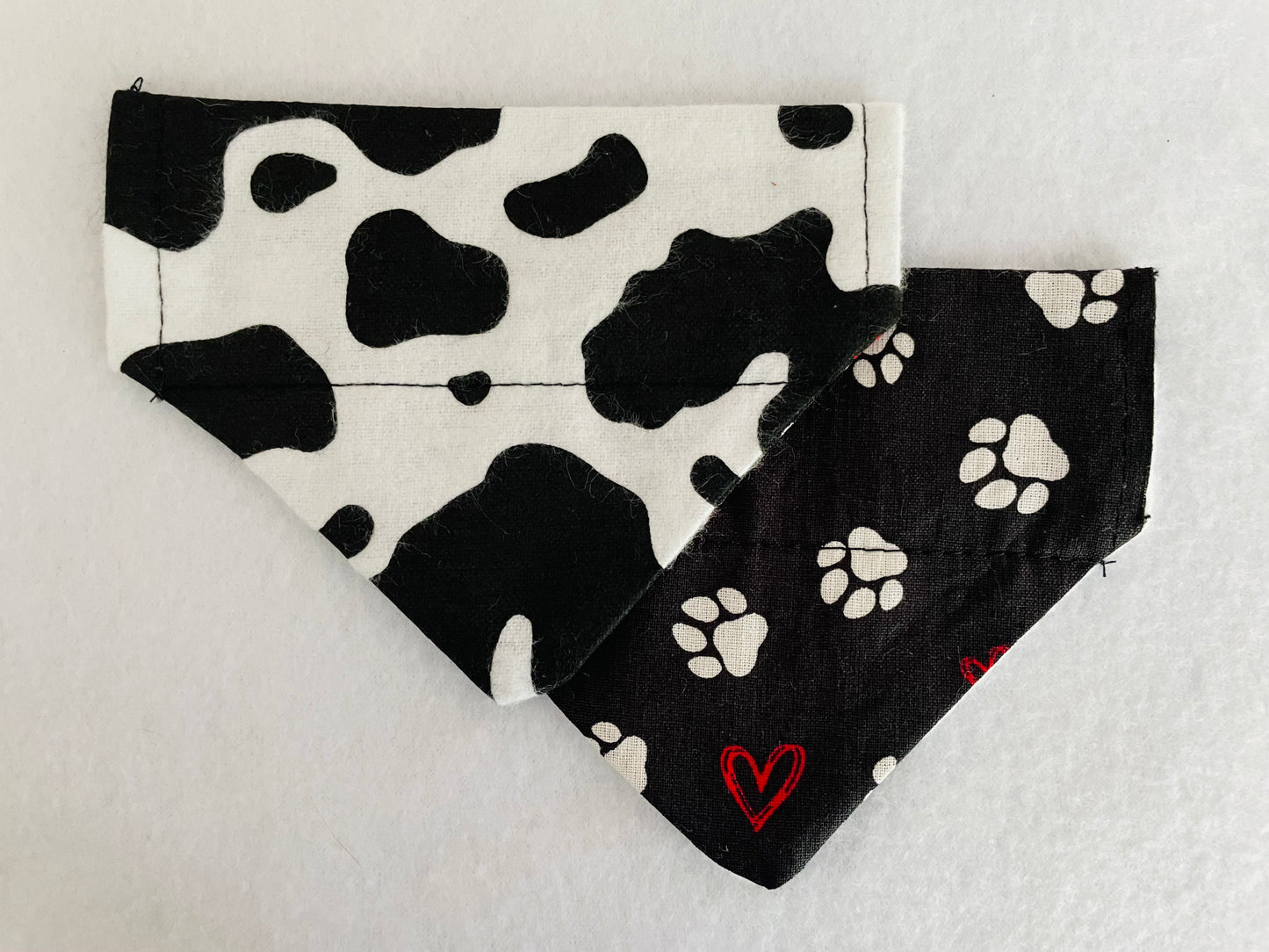 Cow Print/Pawprints & Hearts