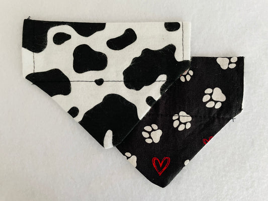 Cow Print/Pawprints & Hearts