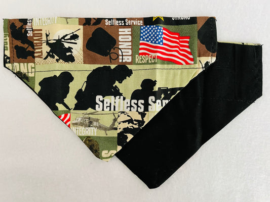 U.S. Army/Solid Black