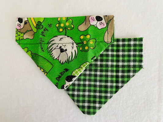 St. Patty Dogs/Green Plaid