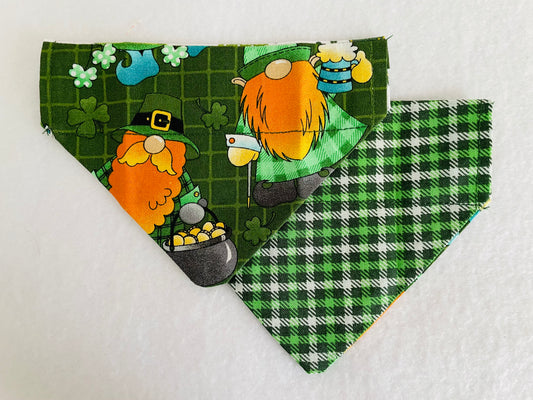 St. Patty Gnomes/Green Plaid