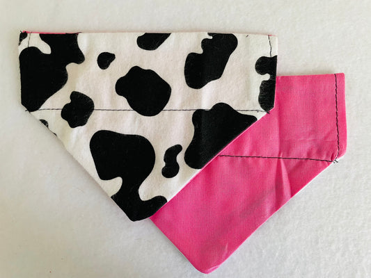 Cow Print/Solid Pink