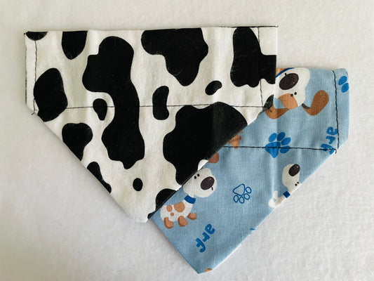 Cow Print/Dogs & Pawprints