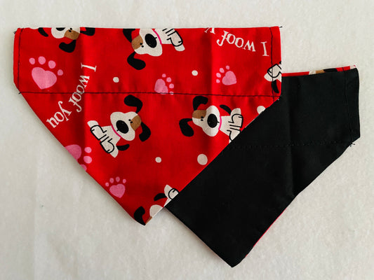 I Woof You/Solid Black