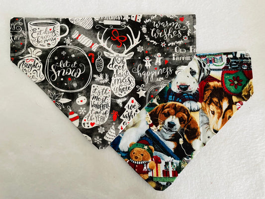 Winter Phrases/Multiple Christmas Dogs