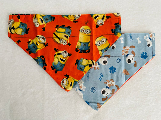 Minions/Dogs & Pawprints (Blue)