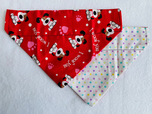 I Woof You/Pastel Polka Dots