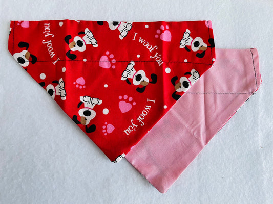 I Woof You/Solid Light Pink