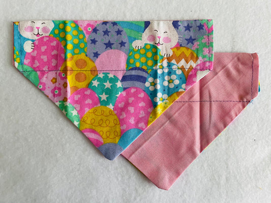 Easter Bunny & Eggs/Solid Light Pink