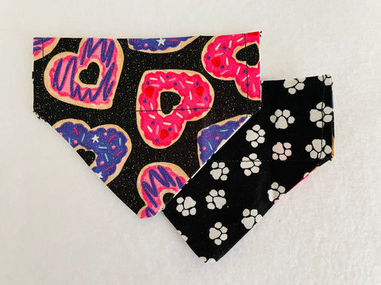 Donut Hearts/White Pawprints
