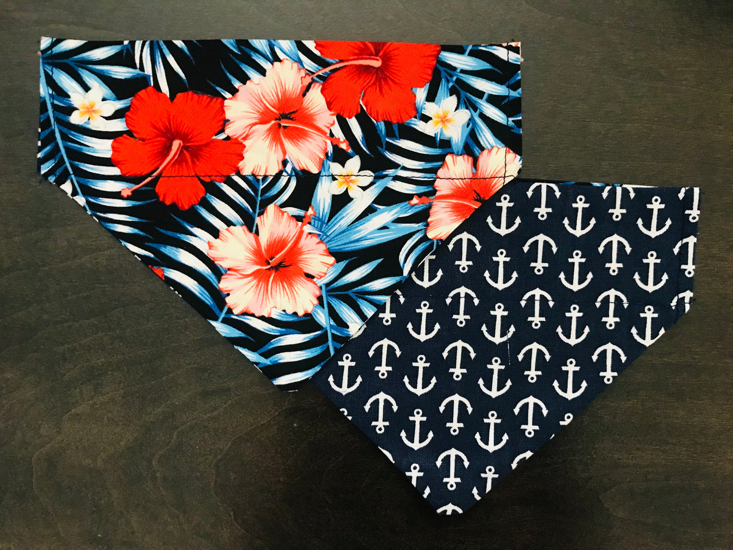 Tropical Flowers/White Anchors
