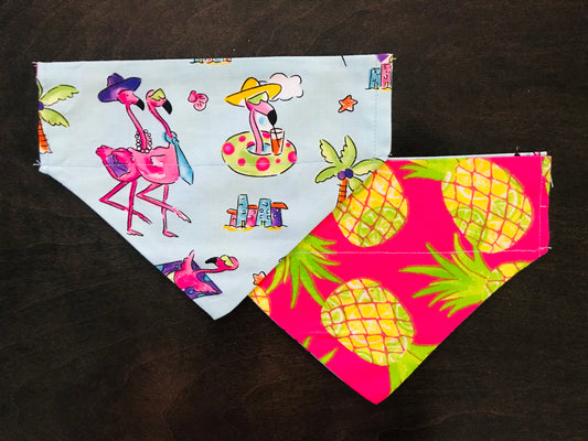 Flamingos/Pineapples