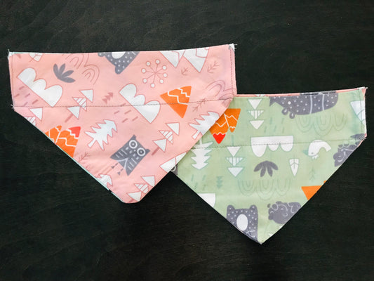 Bears in the Woods (Pink)/Bears in the Woods (Light Green)