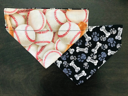 Baseballs/Bones & Pawprints