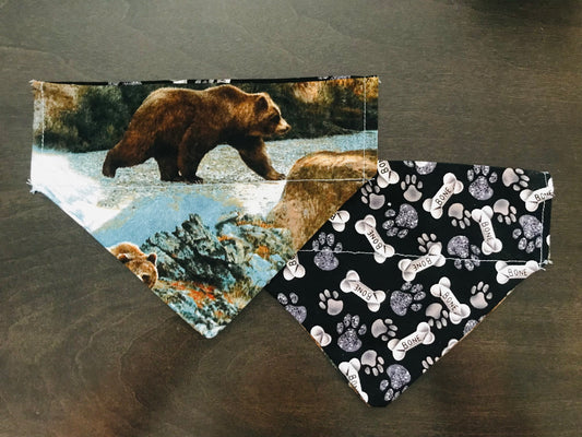 Bears in the River/Black Pawprints & Bones
