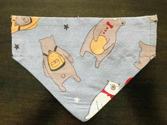 Multiple Bears (Blue)/White Stars