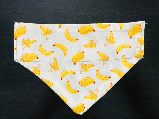 Bananas/Grey Polka Dots