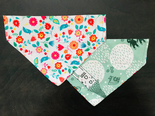 Flowers & Birds/Fairytale Forest (Green)
