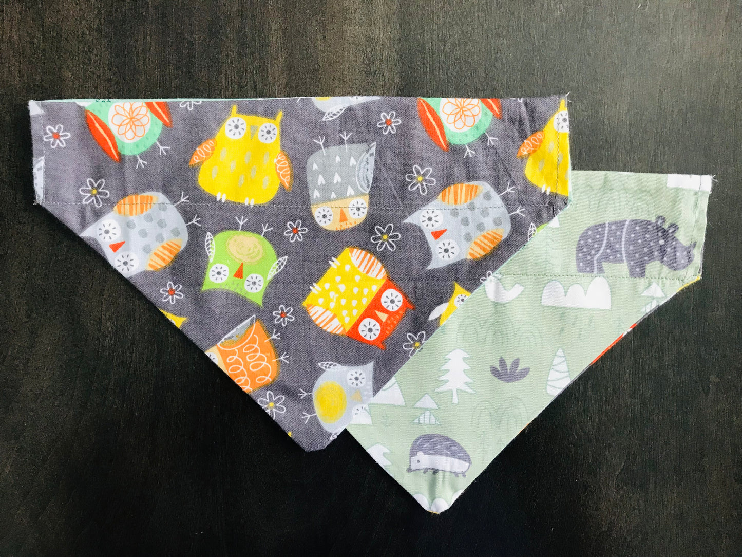 Colorful Owls/Woodland Friends (Green)