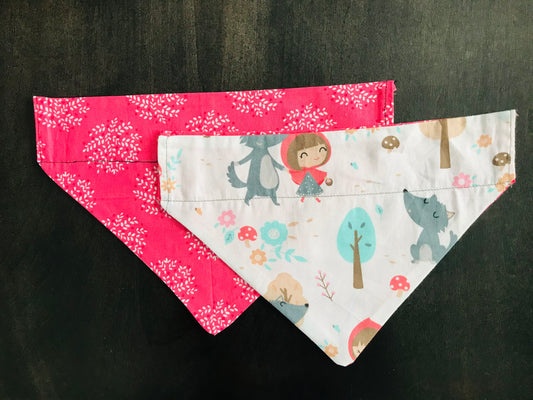 White Leaves (Pink)/Little Red Riding Hood
