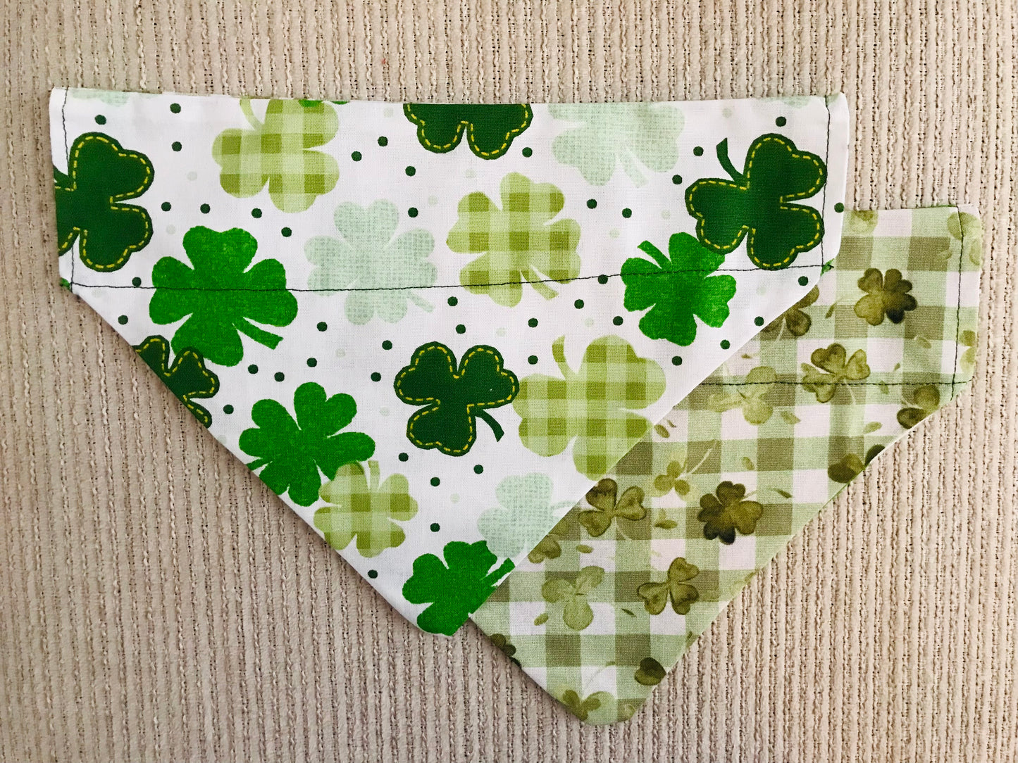 Larger Shamrocks (White)/Smaller Shamrocks