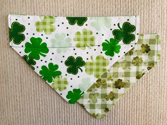 Larger Shamrocks (White)/Smaller Shamrocks