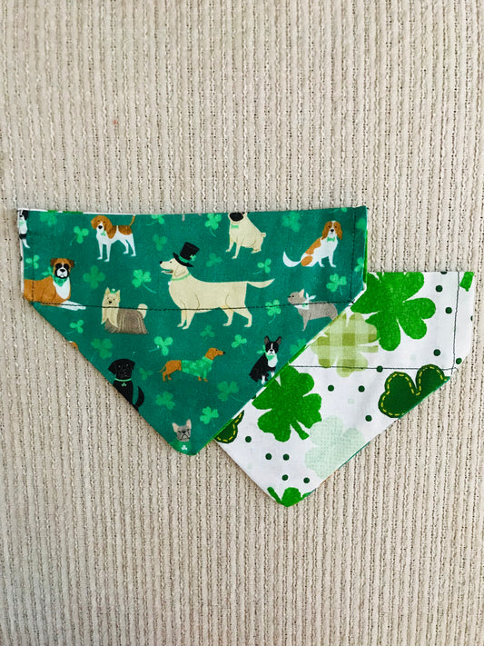 Multiple St. Patty Dogs/Larger Shamrocks