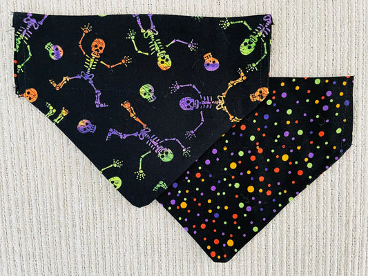 Skeletons/Multi-Colored Polka Dots