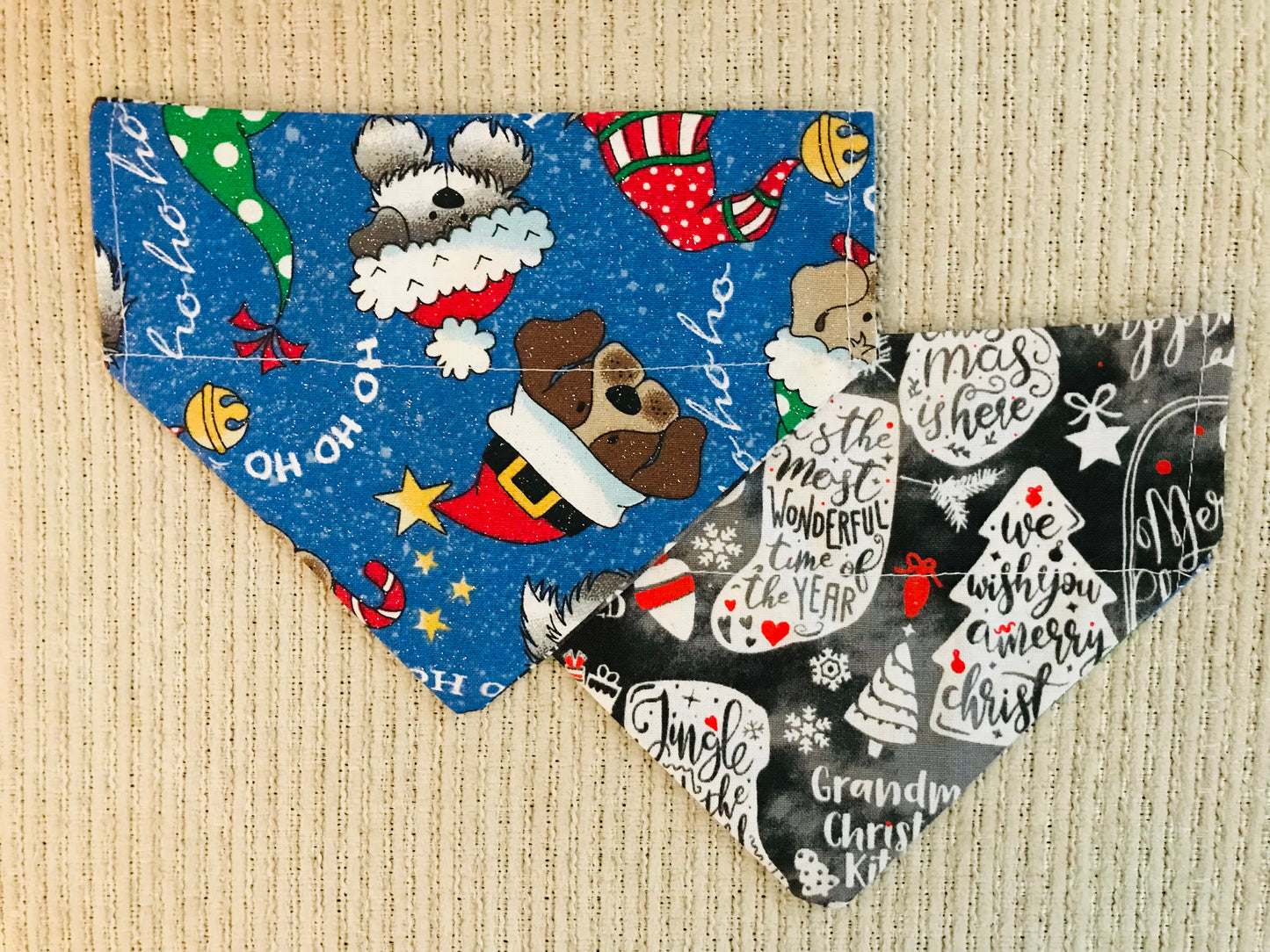 Christmas Dogs (Blue)/Winter Phrases