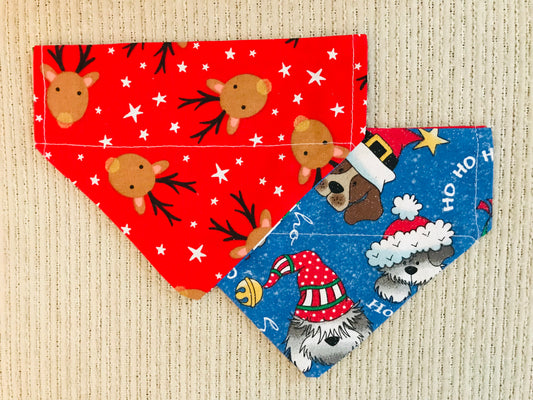 Reindeers/Christmas Dogs (Blue)